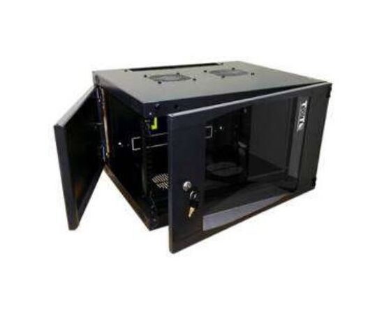  Шкаф коммутационный Lanmaster Next TWT-CBWNG-15U-6X4-BK 15U 550x450мм пер.дв.стекл 60кг черный 