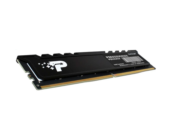  ОЗУ Patriot Signature Premium PSP516G520081H1 DDR5 16GB 5200MHz RTL PC5-41600 CL42 DIMM 288-pin 1.1В single rank с радиатором Ret 