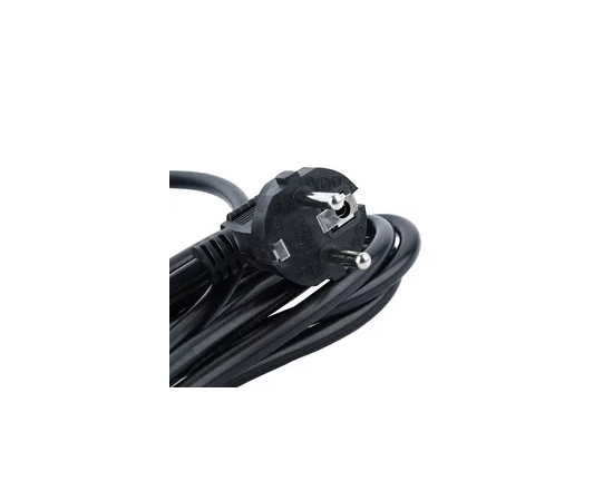  Amper сетевой удлинитель, 2,0м, 5 розеток, 10А, 2500 Вт, 3usb, черный. 