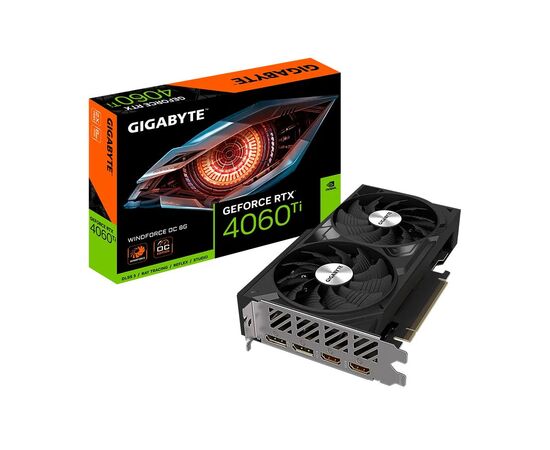  Видеокарта Gigabyte RTX4060Ti WINDFORCE OC 8GB (GV-N406TWF2OC-8GD) 