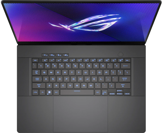  Ноутбук Asus Rog Zephyrus G16 GU605MI-QR189 (90NR0IS1-M009J0) Core Ultra 7 155H 32Gb SSD1Tb GeForce RTX4070 8Gb 16" OLED WQXGA (2560x1600) noOS grey 