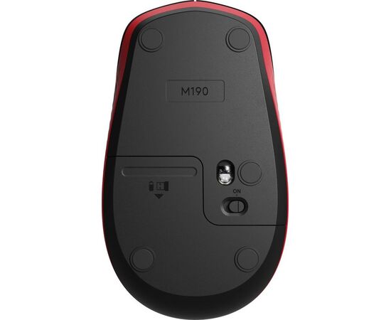  Мышь Logitech M190 красный (910-005908) 