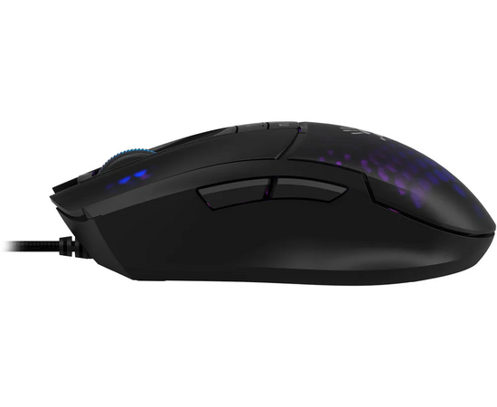  Мышь A4Tech Bloody L65 Max черный/фиолетовый оптическая (12000dpi) USB (6but) L65 MAX/HONEYCOMB 