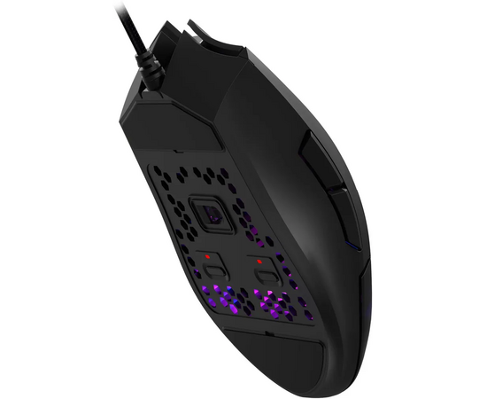  Мышь A4Tech Bloody L65 Max черный/фиолетовый оптическая (12000dpi) USB (6but) L65 MAX/HONEYCOMB 