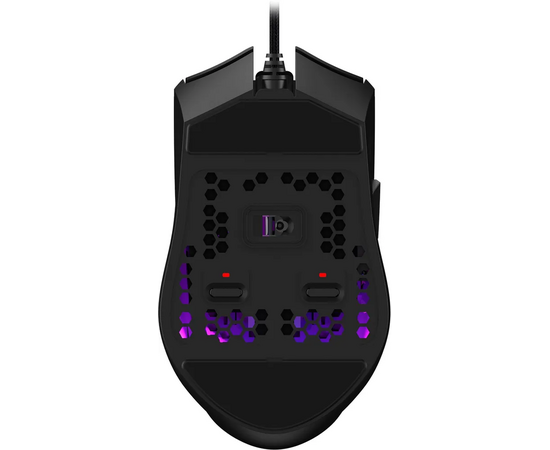  Мышь A4Tech Bloody L65 Max черный/фиолетовый оптическая (12000dpi) USB (6but) L65 MAX/HONEYCOMB 