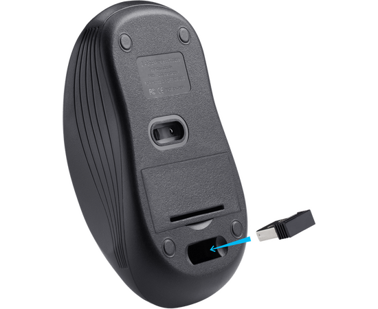  Мышь DEFENDER Bit MB-205 52205 USB Optical WRL, черная 