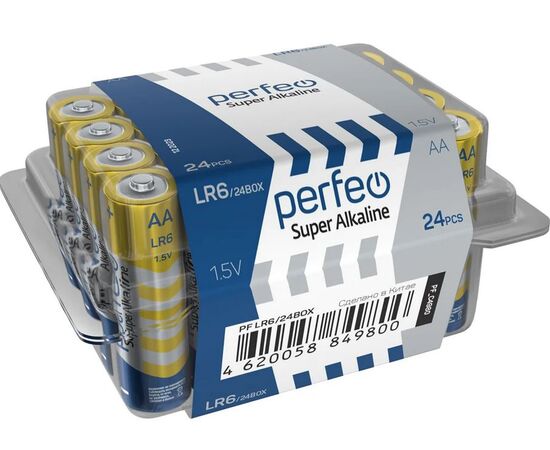  Батарейка Perfeo LR6/24BOX Super Alkaline 