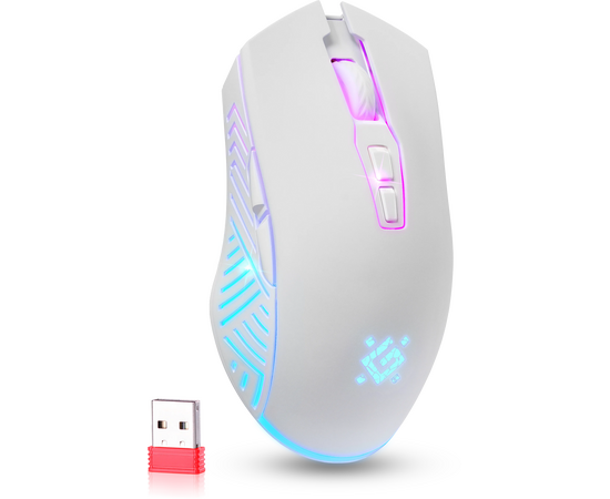  Мышь DEFENDER Pandora GM-502 52502 белый 