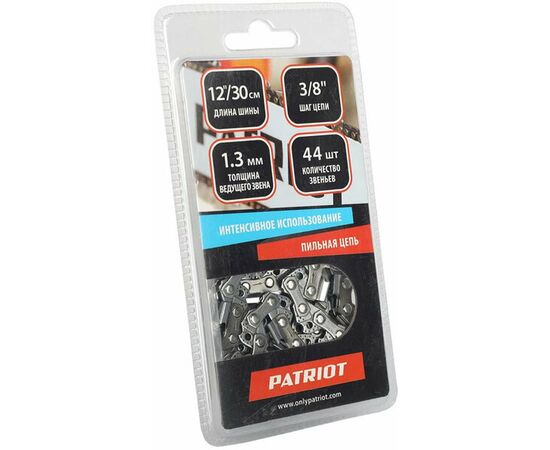  Цепь для цепных пил Patriot 91VS-44E (862381344) 3/8" 44 звена 