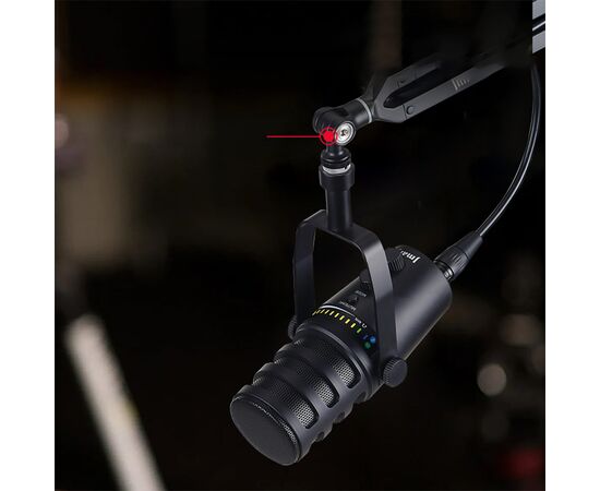  Микрофон универсальный кардиоидный JMARY MC-PW12, Type-C+Bluetooth+AUX, черный 