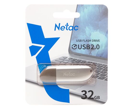  Флэш накопитель USB 32 Гб Netac U352 (silver) (210749) 