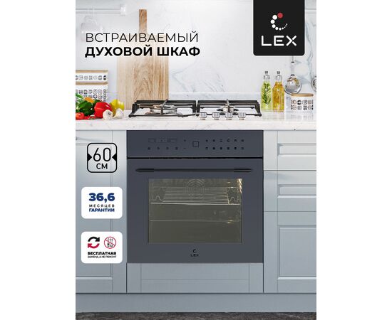  Духовой шкаф LEX EDS 101 GR 