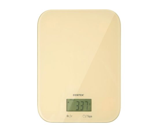  Весы кухонные Centek CT-2481 Beige LCD 