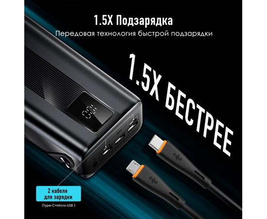  Power Bank ITEL Maxpower 450PF, 45000мAч черный 