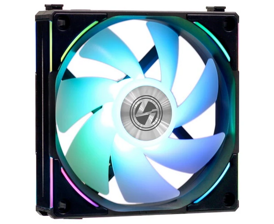  Комплект вентиляторов (3шт.) Lian Li Uni Fan AL120 V2 Black /UF-AL120V2-3B/ G99.12ALV23B.R0/ 120x120x28мм (PWM, ARGB, 250-2000 об/мин, 28.7dBa) 