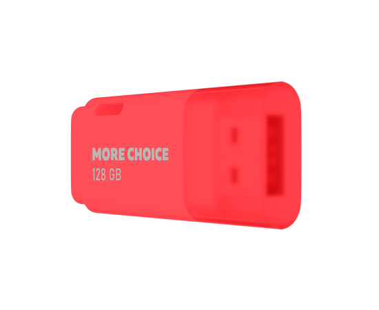 Флеш накопитель памяти USB 128GB 2.0 More Choice MF128 (Red) 