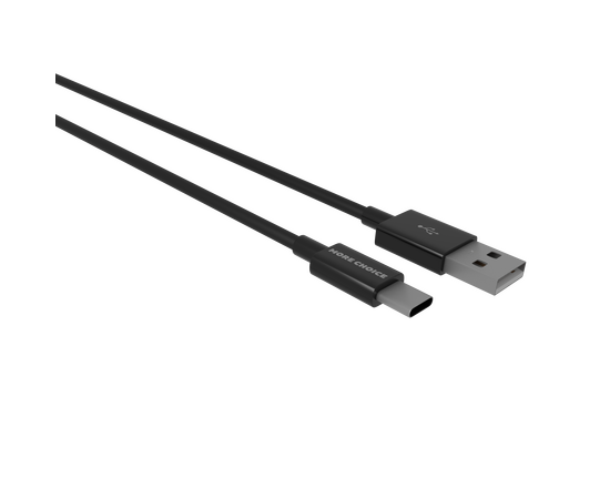  Дата-кабель USB 2.1A для Type-C More choice K24a TPE 1м (Black) 