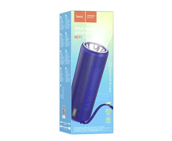  Колонка Bluetooth 5.0 2*5W 1200mAh Hoco HC11 (Blue) 