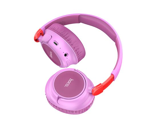  Bluetooth-наушники полноразмерные Bluetooth 5.2 250mah Hoco W43 Adventure (Purple) 