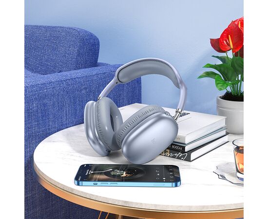  Bluetooth-наушники полноразмерные Bluetooth 5.3 400mah Hoco W35 Air (Blue) 