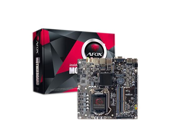  Материнская плата Afox AFH510-MI-V2, Intel Socket 1200, Mini-ITX (17 x17cm) 