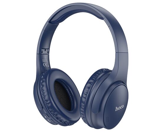  Bluetooth-наушники полноразмерные Bluetooth 5.3 200mah Hoco W40 Mighty (Blue) 