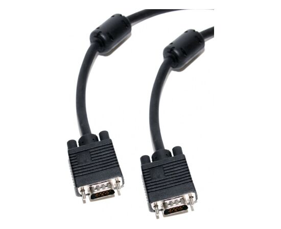 Кабель 5bites APC-133-100 VGA сигнальный HD15M/HD15M, ферр.кольца, 10м. 