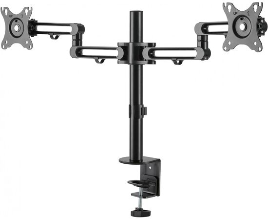  Кронштейн для мониторов Ultramounts UM737 черный 17"-32" макс.8кг крепление к столешнице поворот и наклон 