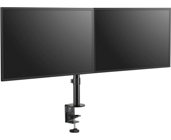  Кронштейн для мониторов Ultramounts UM737 черный 17"-32" макс.8кг крепление к столешнице поворот и наклон 