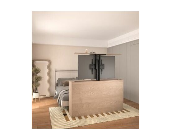  Кронштейн для телевизора Cactus CS-STM-7844 черный 32"-55" макс.45кг напольный (моторизованный лифт) 