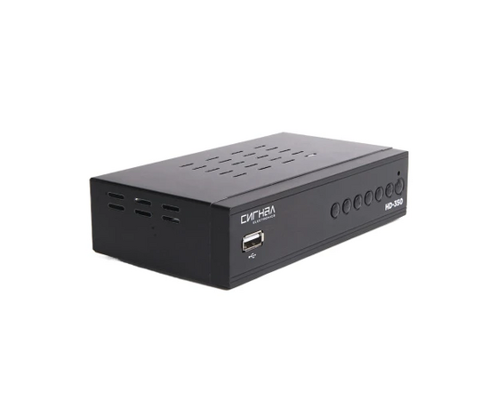 Ресивер DVB-T2 Сигнал HD-350 черный 