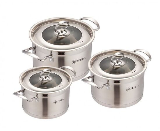  Набор кастрюль ZEIDAN Z-50651 Silver 