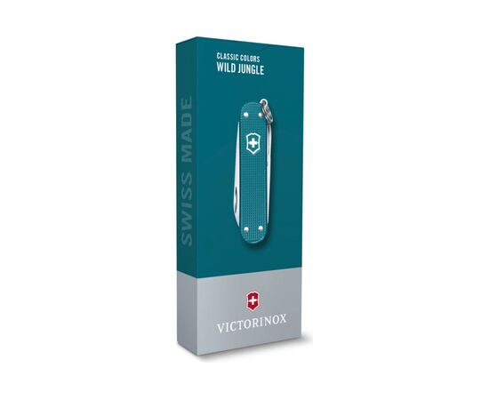 Нож перочинный Victorinox Classic Wild Jungle 0.6221.242G 58мм 7функц. карт.коробка 