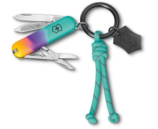  Складной нож Victorinox Classic SD Sydney Style 0.6223.e222, функций 7, 58мм, бирюзовый, коробка подарочная 