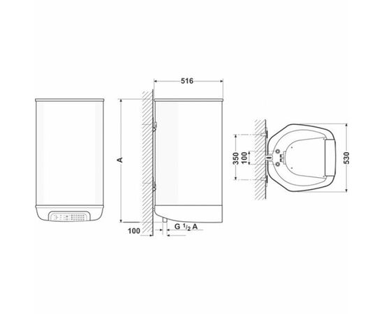  Водонагреватель накопительный Clage SX 120 