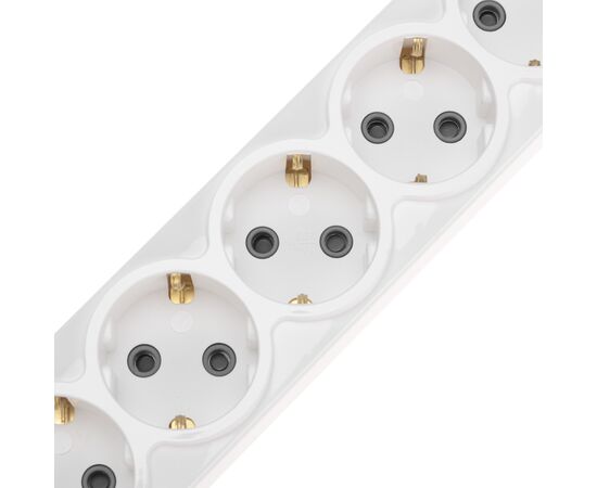  Удлинитель Rexant 13-4112 Premium 6 гнезд, 1,5м, 3х1,5мм², с/з, белый 