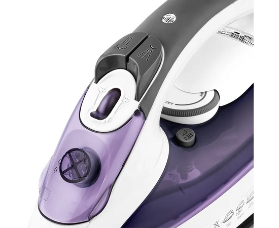  Утюг Vitek VT-8356 2600Вт белый/серый 