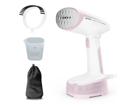  Отпариватель ручной Tefal DT3050E1 1300Вт белый/розовый 