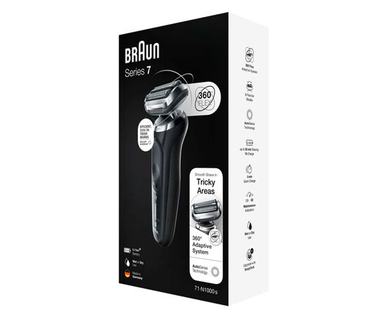  Электробритва Braun 71-N1000S черный 