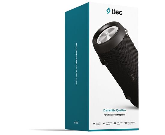  Портативная колонка TTEC Dynamite Quattro 2BH08S 40W HiFi Bluetooth Speaker Black 