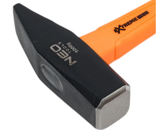  Молоток столярный NEO Tools 25-147 1000 г, рукоятка из стекловолокна 