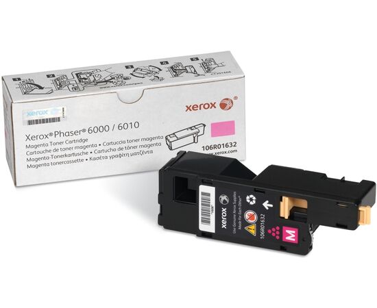  Тонер-картридж Xerox 106R01632 пурпурный для Xerox Ph 6000/6010N/WC 6015 (1000 стр.)(Channels) 