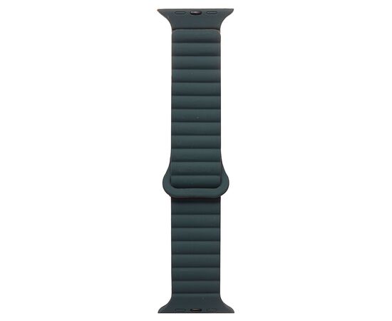  Ремешок с soft touch (соф тач) покрытием APW32  для Apple Watch (Эпл Вотч) Apple Watch (Эпл Вотч) 42/44/45мм / Браслет на магнитной застёжке для Smart X8 Ultra, Smart GS8 Ultra / темно-зеленый;оранжевый 