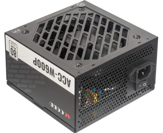  Блок питания Accord ACC-W600P ATX 600W 80 Plus (20+4pin) 120mm fan 6xSATA 