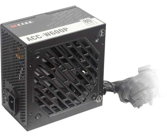  Блок питания Accord ACC-W600P ATX 600W 80 Plus (20+4pin) 120mm fan 6xSATA 