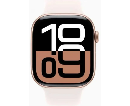  Smart-часы Apple Watch Series 10 A2999 MWWT3ZP/A 46мм 2.1" OLED корп.розовое золото Sport Band рем.белый разм.брасл. 140-190мм 