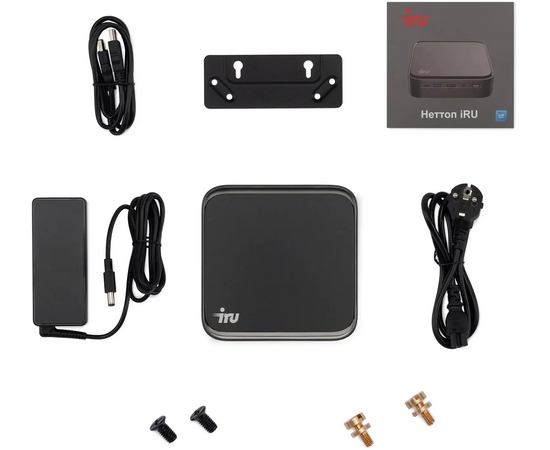  Неттоп IRU 310TLCN (1975166) i3 1115G4 (3.0) 8Gb SSD256Gb Iris Xe noOS GbitEth черный 
