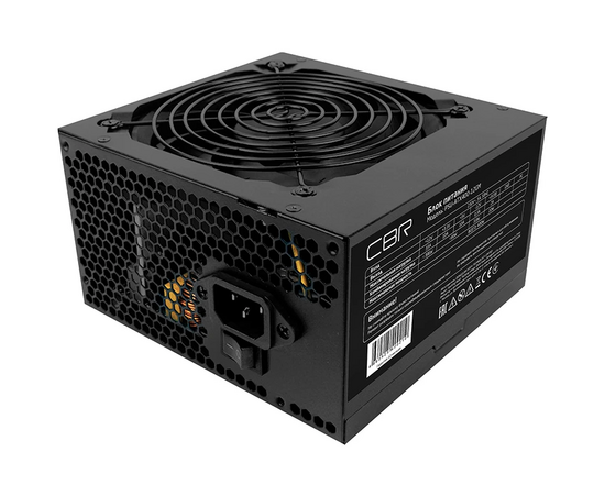  Блок питания CBR 400W (PSU-ATX400-12GM) ATX, 80+ Bronze, DC-DC, APFC, 0.6mm, 20+4pin, 12cm fan, 1.5м кабель питания, черный 
