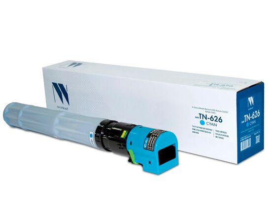  Тонер-картридж NVP NV-TN-626 (NV-TN-626C) Cyan совместимый для Konica Minolta Bizhub-C450i/Bizhub-C550i/Bizhub-C650i (ACV1450) (28000k) 