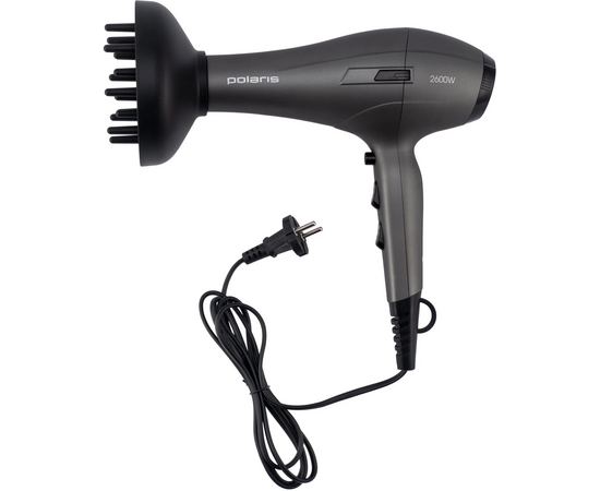  Фен POLARIS PHD2600ACi Salon Hair серый/графитовый 